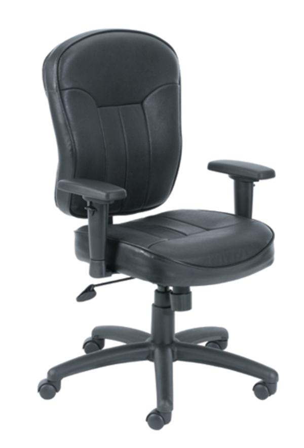 Leather Task Chair w/Arms