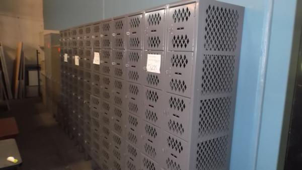 USED CAGED EMPLOYEE LOCKERS