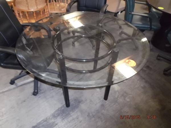 Used Glass Conference Table
