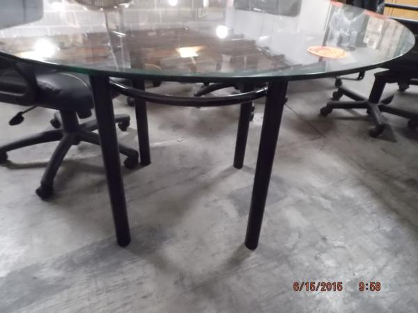 Used Glass Conference Table