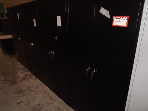 Used Metal 2 Door Storage Cabinets