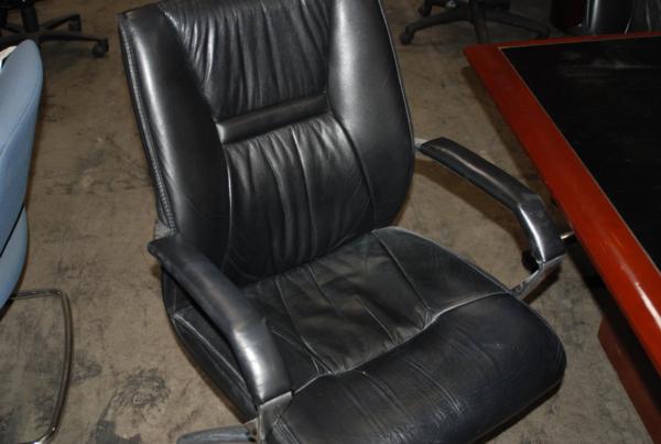 USED LEATHER CONFERENCE CHAIRS