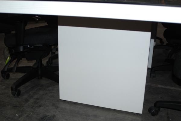 Used 10' Laminate Conference Table with Glass