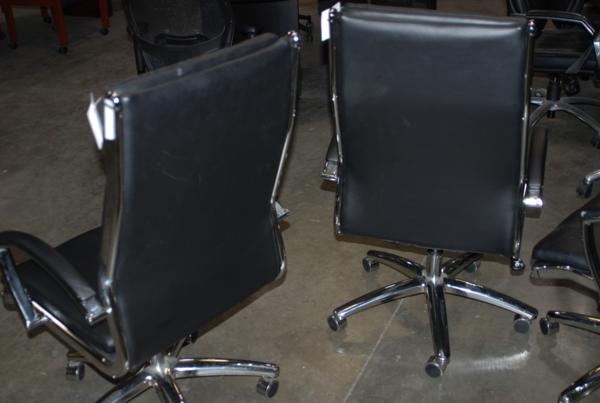 Leather High Back Chairs