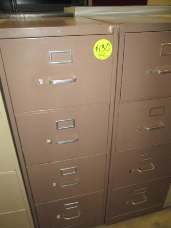 Used 4 Drawer Legal File Cabinets